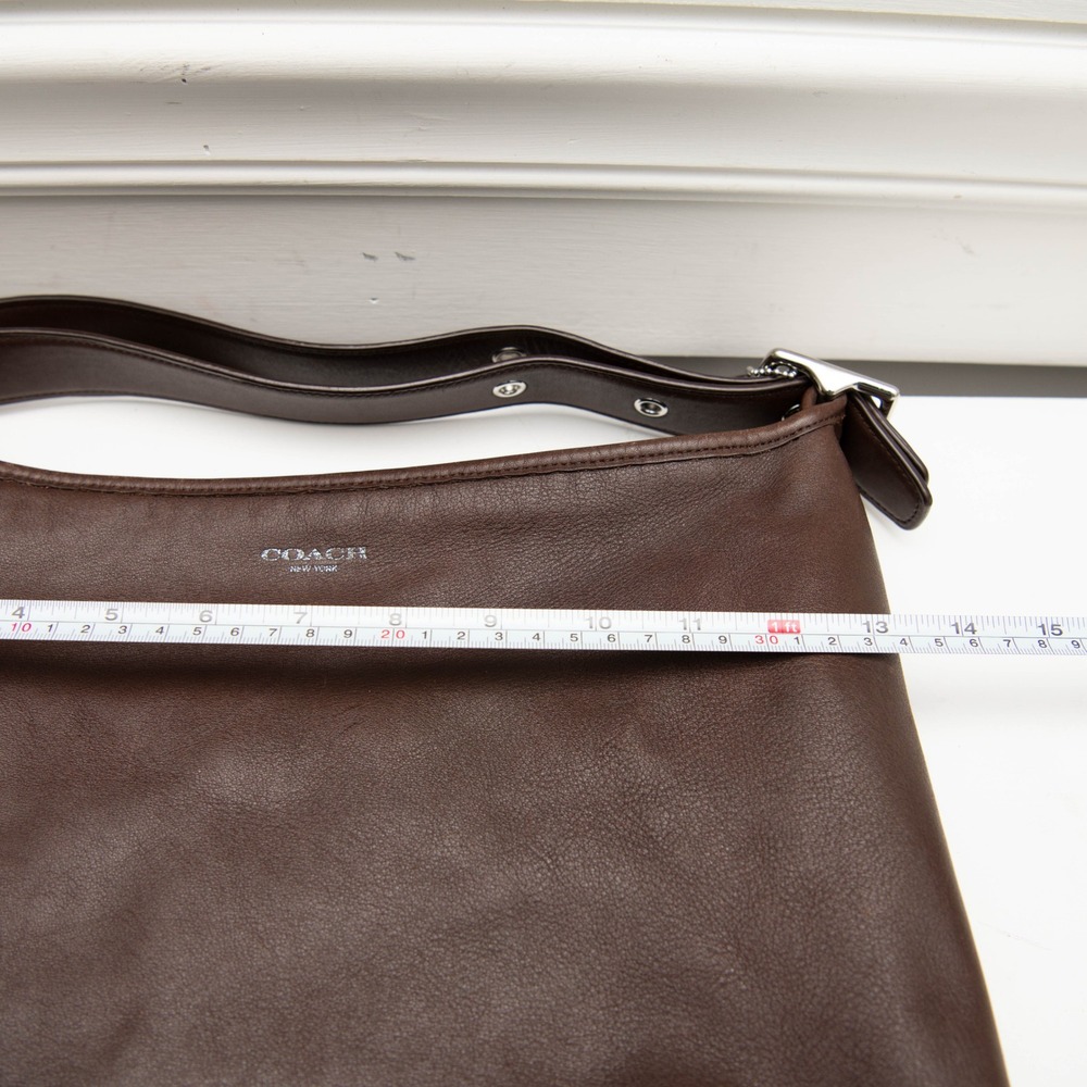 VTG Coach Legacy Brown Leather Hobo Slouchy Shoulder Bag Y2K Minimalist Earthy - Picture 6 of 6